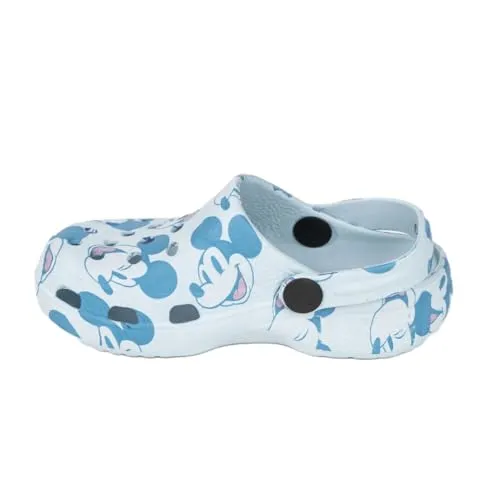 CERDÁ LIFE'S LITTLE MOMENTS Mickey Mouse Clogs für Kinder - Blau - Größe 26/27 - Hergestellt aus 100% Eva - Kinderclogs - Mickey Mouse Aufdruck - Original Produkt entworfen in Spanien