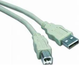 PremiumCord USB 2.0 Kabel, A-B, 3m, Grau