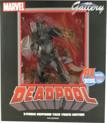 Marvel Comics JAN198204 PVC-Figur: Deadpool X-Force Edition - Model Statuen, exklusive 25,4 cm hohe Deadpool Figur aus hochwertigem PVC in Sammlerqualität, limitiert auf 10.000 Stück und ideal für Fans.