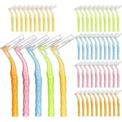 Interdentalbürsten L 5 Größen für Zahnspangen und Zahnreinigung – 100 Stück - Entdecke die 100 Interdentalbürsten in 5 Größen für eine gründliche Reinigung zwischen den Zähnen. Ideal für Zuhause oder unterwegs, mit praktischem Staubschutzdeckel und Aufbewahrungsbox. Flexibel einsetzbar für Zähne und Prothesen.