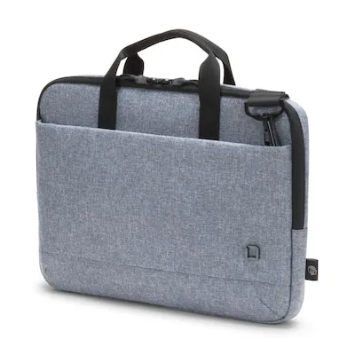 DICOTA Laptoptasche Slim Eco MOTION - Kunstfaser blau D31866-RPET - Notebook-Tasche aus 100% recyceltem PET, leicht und strapazierfähig. Ideal für Geräte bis 11,6 Zoll, bietet umfassenden Schutz und hohen Tragekomfort durch abnehmbaren Schultergurt.