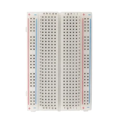 MMOBIEL 1St. PCB Breadboards Prototyp Schaltung Board Lötfrei - 1x400 Punkte - Kompatibel mit DIY Arduino, Raspberry Pi 2/3 / 4/5 Projekte Proto Shield Distribution - Verbindungsblöcke