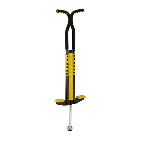 relaxdays Pogo Stick für Kinder bis 60 kg, gelb