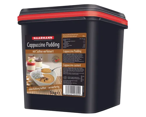 NAARMANN Süßigkeit, Naarmann Cappuccino Pudding mit Sahne verfeinert cremig 5000g