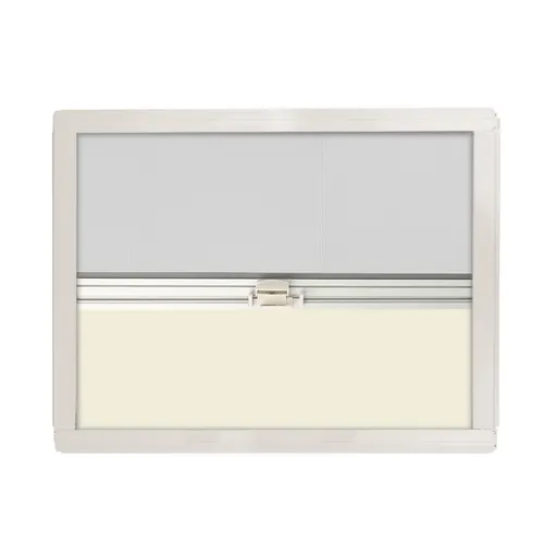 Verdunklungsrollo Insektenschutz Kassettenrollo 90x65cm Grau Wohnmobil Wohnwagen