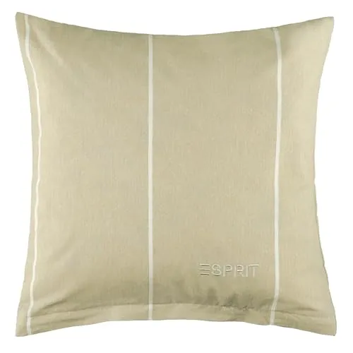 Esprit Home Premium Kopfkissenbezug 80x80 Baumwolle in beige von Esprit
