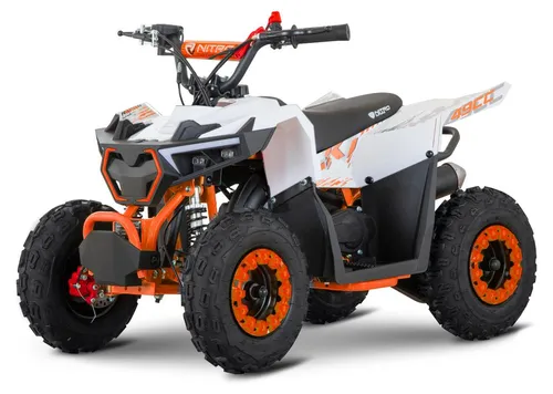Pocketquad Kinder Quad 49ccm Benzin Mini ATV HULKI Sport 2Takt 6 Zoll Orange