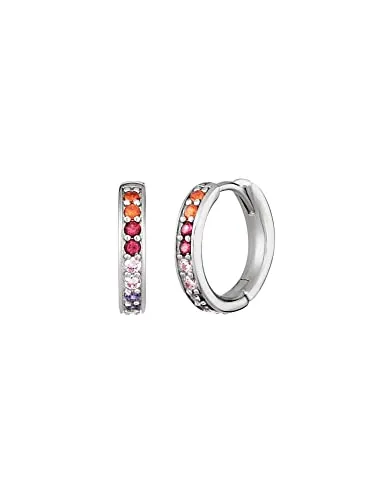 Engelsrufer Ohrring-Set ERE-WARM-ZIM-CR-13 - Ohrringe in silberfarbener Creolen-Optik, perfekt für besondere Anlässe und mit einem Hauch von Eleganz.