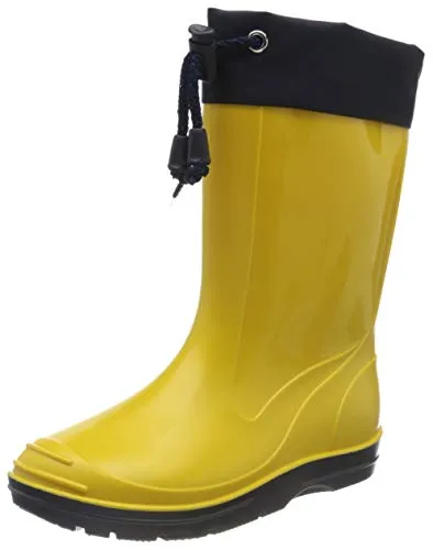 Beck Unisex Kinder Allrounder Gummistiefel, Gelb, 34 EU - Gummistiefel für Kinder, aus robustem PVC mit praktischem Schnellverschluss für einfachen Einstieg und optimalen Halt.