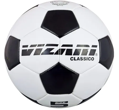 VIZARI Fußball CLASSICO Ball WHT/BLK 4
