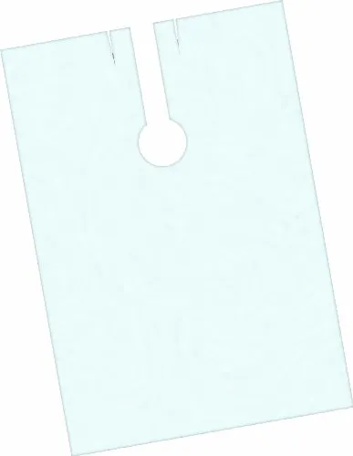 Fripac-Medis Einmal-Frisierumhänge zum Binden, Beutel mit 100 Stück, 140 x 100 cm, glatt, transparent