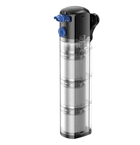 AquaOne Aquarium Filter CF-900S - Aquarienfilter für Becken bis 250 Liter, regelbarer Durchfluss von 900 L/h, ideal für Süß- und Meerwasser, energiesparend und leise.