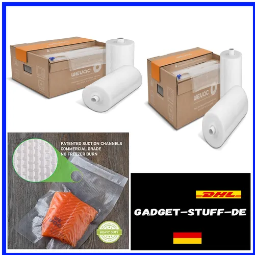 BPA-freie Vakuumrolle | 20/28x3000cm | Schneidkasten