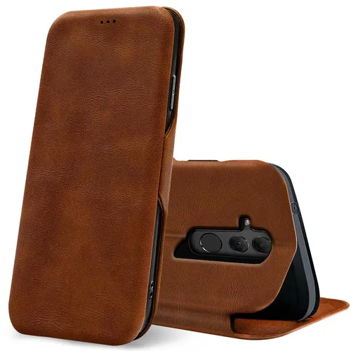 Für Huawei Mate 20 Lite Style Handy Hülle Schutz Tasche Flip Case Klapphülle