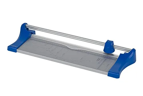 Q-Connect KF17012 Rollen-Schneidemaschine grau/blau