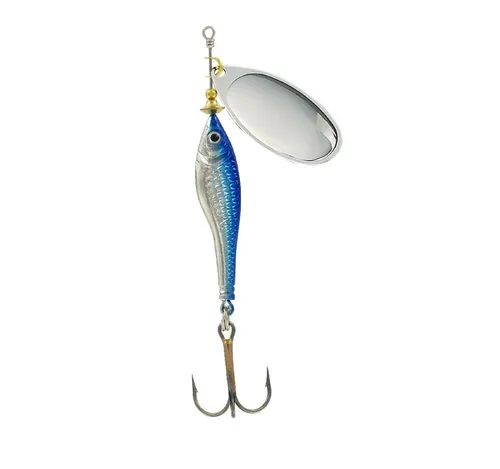 Jenzi Kunstköder Jenzi Phantom-F Legend Spinner Blau Silber, (1-St)