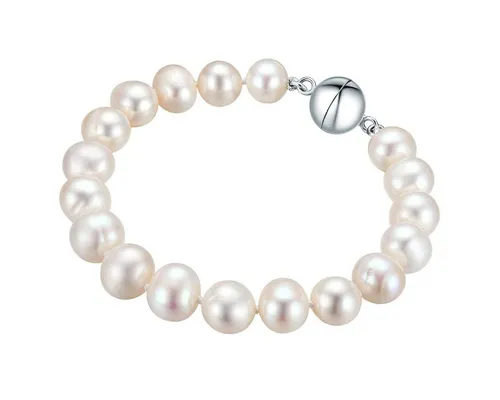 Valero Pearls Damen Perlen-Armband aus Sterling Silber - Elegantes Armband aus 925 Sterling Silber mit hochwertigen Süßwasser-Zuchtperlen, ideal für besondere Anlässe oder als stilvolles Accessoire im Alltag.