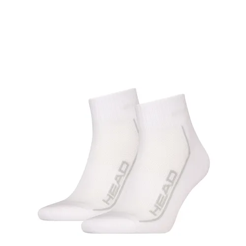 HEAD All Sports Performance Quarter Socken 2P | 43/46 | White
