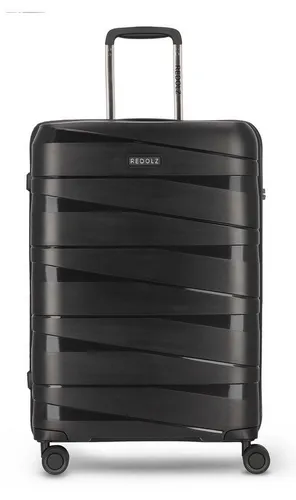 Redolz Hartschalen-Trolley Essentials 10 - 4 Rollen - Koffer mit bruchsicherer Polypropylen-Hartschale, geräuscharmen, drehbaren Rollen und TSA-Schloss für maximale Sicherheit und Reisekomfort.