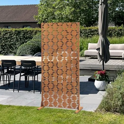 casa.pro Trennwand Basciano Raumteiler 180 x 90 cm in braun von casa.pro