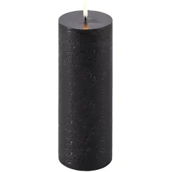 Produktbild Uyuni LED Stumpenkerze 7,8x20cm Forest Black