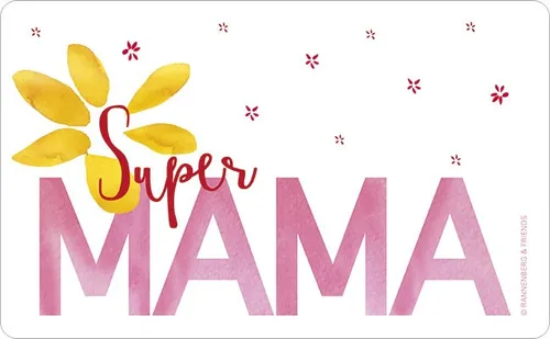 Frühstücksbrettchen – „Super Mama“