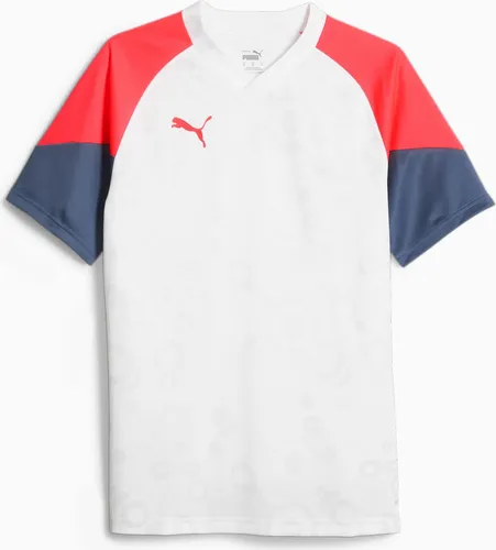 PUMA T-Shirt individualCUP Kurzarm-Trikot Herren - Hochwertiges Kurzarm-Trikot aus 100% Polyester für optimalen Tragekomfort. Ideal für Fußball und sportliche Aktivitäten, mit V-Ausschnitt und atmungsaktiven Eigenschaften.