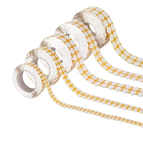 Doppelklebepunkte 10 mm doppelseitige Klebepunkte mit Papiervliesträger transparent rund permanent 481010 5000