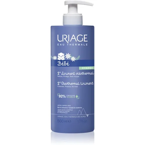 Uriage Bébé 1st Oleothermal Liniment Sanfte Reinigungscreme für den Windelbereich bei Kindern 500 ml
