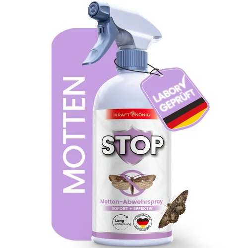 KRAFTKÖNIG Mottenspray 500 ml bei Lebensmittelmotten und Kleidermotten