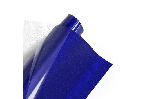 POLI-TAPE POLI-CUT Plotterfolie POLI-FLEX IRON-ON PEARL GLITTER, 30,5 cm x 61 cm, Textiltransferfolie mit Glittereffekt
