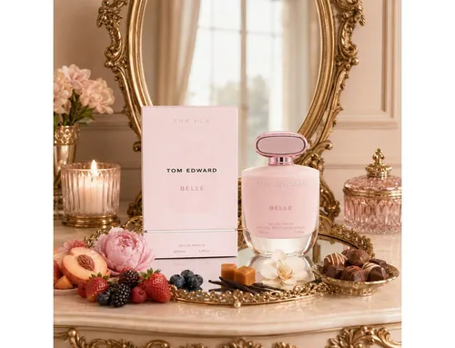 TOM EDWARD Eau de Parfum Belle for Her – Luxus Damenduft 100 ml - Erleben Sie mit Belle einen femininen Duft, der innere Stärke und zeitlose Eleganz verkörpert. Die harmonische Komposition aus Rose, Patchouli und Moschus sorgt für einen langanhaltenden, unvergesslichen Eindruck.