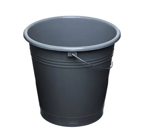 Gies 10 Liter Eimer, Putzeimer, BPA frei grau - Made in Germany