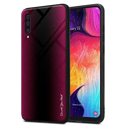 Cadorabo Hülle kompatibel mit Samsung Galaxy A50 4G / A50s / A30s Schutzhülle TPU Silikon Case Glas Slim Kratzfest Weiche Gummi mit Rundumschutz Case Hülle für Galaxy A50 4G / A50s / A30s in Pink