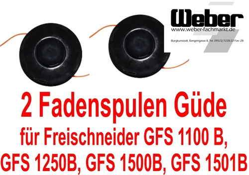 Fadenspulen GÜDE Q9 Freischneider GFS1100B GFS1250B GFS1500B GFS1501B 95594035 2