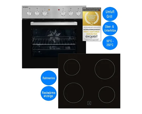 Exquisit Einbauherd-Set EHE10156-U-020 von Exquisit