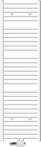 LuxeBath Badheizkörper Sahara - Handtuchtrockner für Badezimmer - Heizkörper in Weiß, 50x180 cm, mit 5 Heizstufen und Universal Thermostatventil für effiziente Handtuchwärmung. Ideal für warme Handtücher im Badezimmer.