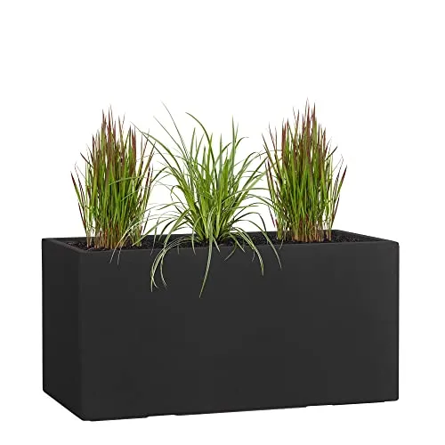 Produktbild Pflanzwerk® Pflanzkübel TUB Anthrazit 45x100x45cm XXL – Frostbeständiger Blumenkübel für drinnen und draußen