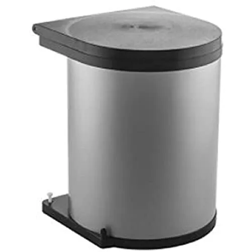 WESCO Rondo Einbau-Abfallsammler 13L, silberfarbig von Wesco