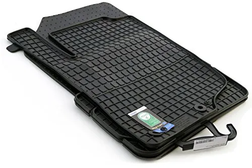 kh Teile Gummimatten Original Qualität Gummi Fußmatten 4-teilig schwarz