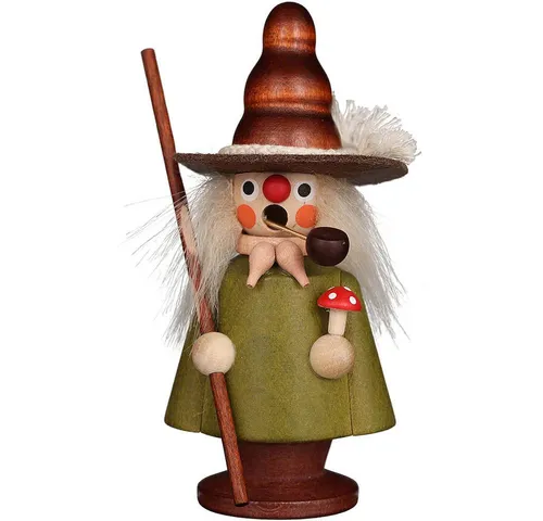 Christian Ulbricht Räuchermännchen Waldmann (10,5cm) - Charmanter Räuchermann aus der 'Minis'-Serie von Christian Ulbricht, ideal für festliche Anlässe und stimmungsvolle Dekoration. Handgefertigt und von hoher Qualität, bringt er Behaglichkeit in Ihr Zuhause.
