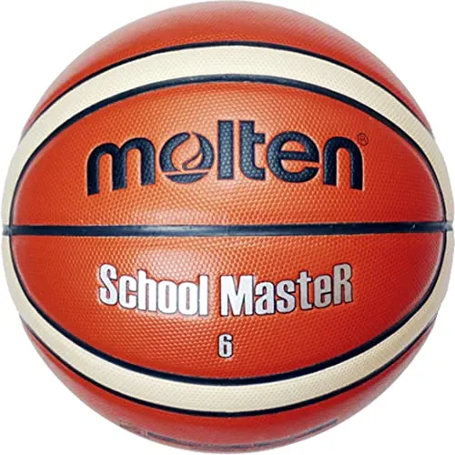 Molten Basketbälle F4G3350 - Orange/Ivory 6 - Basketbälle aus Synthetik-Leder in Naturleder-Optik, mit neuem Oberflächen- und Dämpfungskonzept für optimalen Grip und Kontrolle.