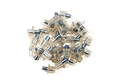 Stücke Regalbodenträger Bodenträger transparent Träger Kunststoff mit Stahlstift 5mm 200