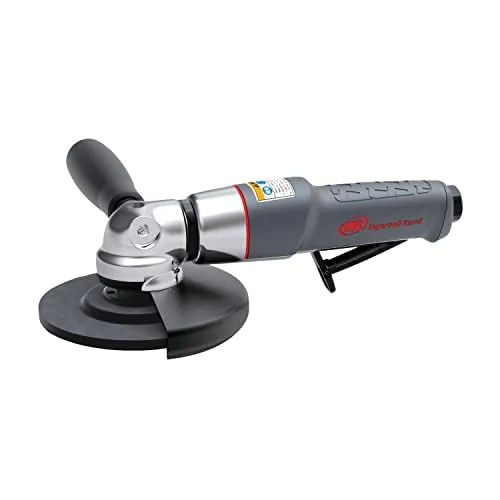 Ingersoll Rand Druckluft Winkelschleifer 3445MAX-M - 125 mm Pneumatischer Schleifer - Schleifmaschinen mit 0,66 kW-Luftmotor, 12.000 U/min für hohe Leistung und ergonomisches Design für maximalen Komfort bei langen Projekten.