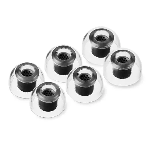 AZLA SednaEarfit XELASTEC 2 – Geräuschunterdrückende Ohrstöpsel für kabellose Kopfhörer - Kopfhörer Ohrpolster für Sony, Samsung, Beats und mehr. Aus deutschem TPE für perfekte Passform und verbesserte Geräuschunterdrückung, ideal für ein immersives Audioerlebnis.