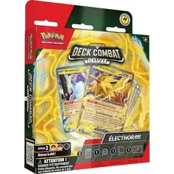 Pokémon TCG: Deluxe-Kampfdeck – Électhor-ex (60 Karten, Zubehör, ab 72 Jahren)