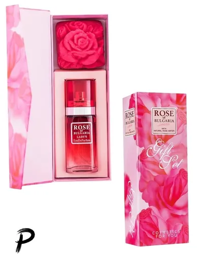 ROSE OF BULGARIA Geschenkset aus Parfüm/25ml und handgemachter Seife/30g