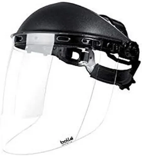 Bolle Gesichtsschutz Sphere, SPHERPI - Zertifizierter Gesichtsschutzschirm - Arbeits- & Schutzkleidung mit EN 166 und EN 170 Zertifizierung, ideal für Forstwirtschaft und Industrie. Bietet umfassenden Schutz gegen Chemikalien und hat ein 180° Sichtfeld.