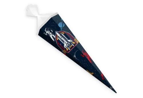 itenga Schultüte itenga Schultüte Zuckertüte 6eckig 85cm Weltraum V