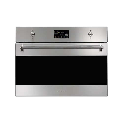 Smeg Kombi-Mikrowelle Backofen Classica SO4302M1X Edelstahl